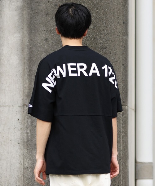 NEW ERA(ニューエラ)の「NEW ERA/ニューエラ 半袖Tシャツ バックプリント オーバーサイズ 14410082(Tシャツ/カットソー・メンズ・ブラック/ベージュ/ホワイト・M/L/XL/XXL)」の17枚目の写真