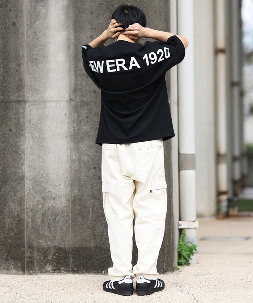 NEW ERA(ニューエラ)の「NEW ERA/ニューエラ 半袖Tシャツ バックプリント オーバーサイズ 14410082(Tシャツ/カットソー・メンズ・ブラック/ベージュ/ホワイト・M/L/XL/XXL)」の21枚目の写真