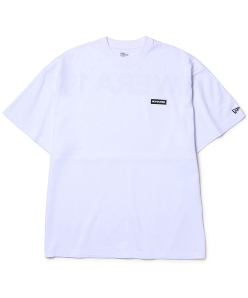 NEW ERA(ニューエラ)の「NEW ERA/ニューエラ 半袖Tシャツ バックプリント オーバーサイズ 14410082(Tシャツ/カットソー・メンズ・ブラック/ベージュ/ホワイト・M/L/XL/XXL)」の8枚目の写真