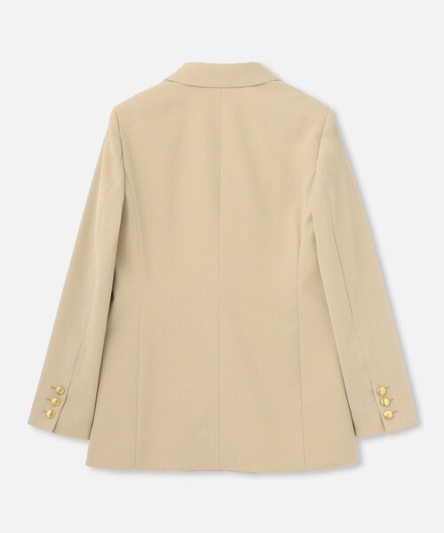 allureville（アルアバイル）の「リオペルダブルブレスト6釦ジャケット（テーラードジャケット・レディース・ベージュ/ネイビー・1/2）」の3枚目の写真