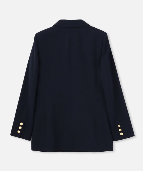 allureville（アルアバイル）の「リオペルダブルブレスト6釦ジャケット（テーラードジャケット・レディース・ベージュ/ネイビー・1/2）」の9枚目の写真