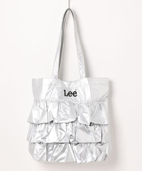 Lee(リー)の「【LEE/リー】【大ぶりフリルが主役】フリルBIGトートバッグ 大人可愛い キャンバスバッグ 華やかカジュアル(トートバッグ・レディース・ブラック/オフホワイト/シルバー/ブルー・FREE)」の11枚目の写真