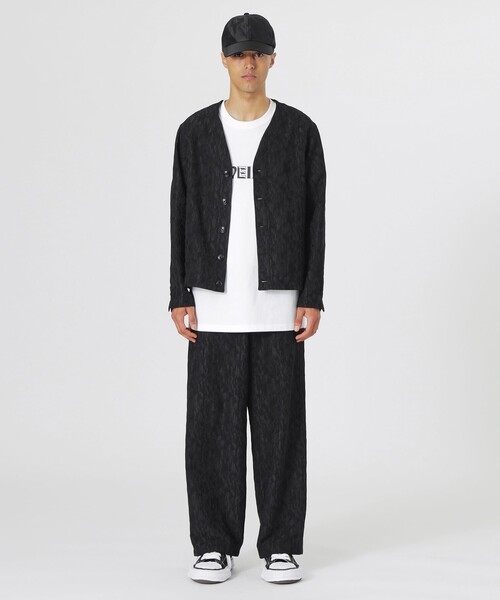 LOVELESS（ラブレス）の「ニュアンスジャカードカーデ（カーディガン/ボレロ・メンズ・ブラック・M/L）」の10枚目の写真