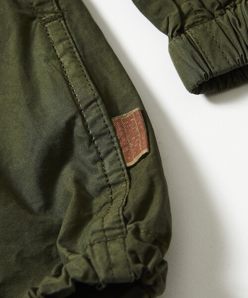 HINSON(ヒンソン)の「HINSON/ヒンソン 後染めブロードアノラックパーカー(ブルゾン・メンズ・オリーブ/ブラック/オレンジ・MEDIUM/LARGE)」の8枚目の写真