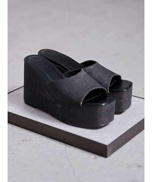 GYDA（ジェイダ）の「コルクウェッジサンダル（サンダル・レディース・ベージュ/ブラック/アイボリー・LARGE/MEDIUM/SMALL）」の22枚目の写真