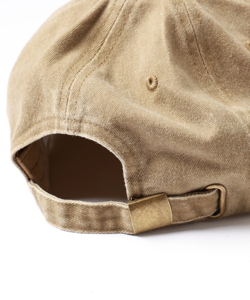 Jieda(ジエダ)の「JIEDA PATCH PIGMENT CAP(キャップ・メンズ・サンドベージュ/ブラック・ONESIZE)」の4枚目の写真