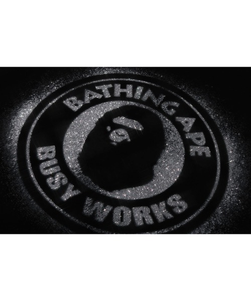 【A BATHING APE】GLITTER PRINT BUSY WORKS PULLOVER HOODIE BAPE Busy Works Pullover Hoodie Black Men's - FW21 - US