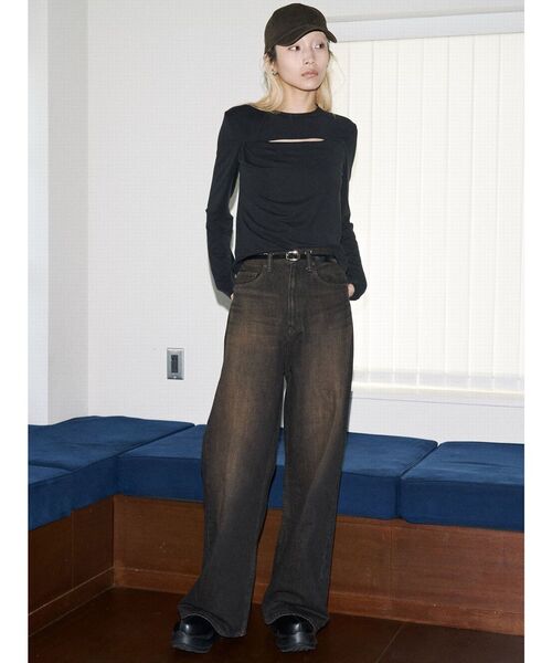 VEQUM（VEQUM）の「【VEQUM】COATING TWILL CAP（キャップ・レディース・ブラック/ブラウン・FREE）」の7枚目の写真