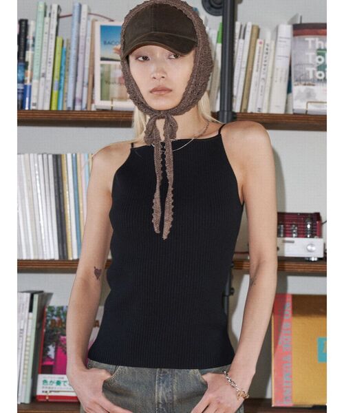 VEQUM（VEQUM）の「【VEQUM】COATING TWILL CAP（キャップ・レディース・ブラック/ブラウン・FREE）」の8枚目の写真