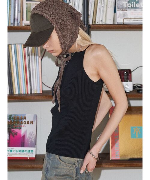 VEQUM（VEQUM）の「【VEQUM】COATING TWILL CAP（キャップ・レディース・ブラック/ブラウン・FREE）」の9枚目の写真