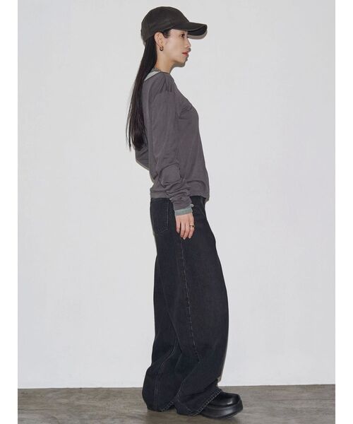 VEQUM（VEQUM）の「【VEQUM】COATING TWILL CAP（キャップ・レディース・ブラック/ブラウン・FREE）」の15枚目の写真