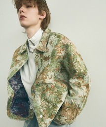 Shoowtime(VE^C)flower pattern jacquard shirt jacket / t[p^[WK[hVcWPbg(̑AE^[)