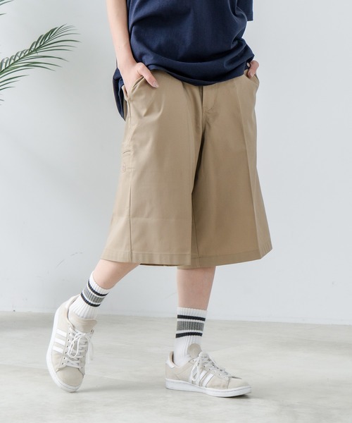 Dickies(ディッキーズ)の「【DICKIES/ディッキーズ】TCツイル デニム ハーフパンツ(デニムパンツ・メンズ・スミクロ/インディゴブルー/ベージュ/ブラック・X-LARGE/MEDIUM/LARGE)」の3枚目の写真