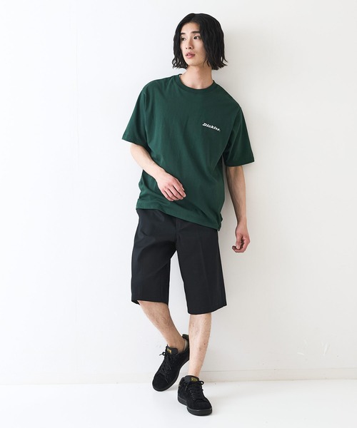 Dickies(ディッキーズ)の「【DICKIES/ディッキーズ】TCツイル デニム ハーフパンツ(デニムパンツ・メンズ・スミクロ/インディゴブルー/ベージュ/ブラック・X-LARGE/MEDIUM/LARGE)」の6枚目の写真