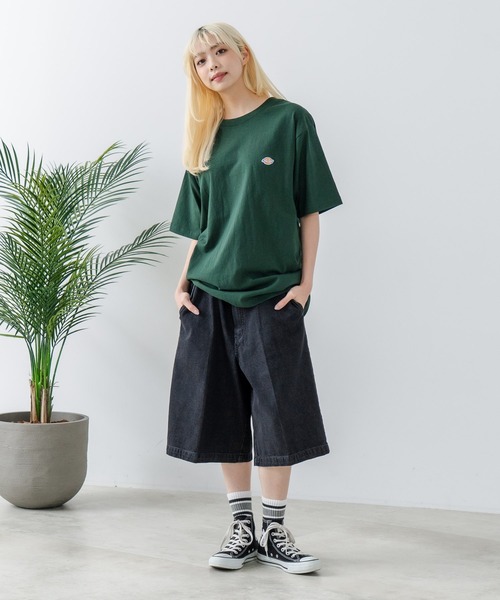 セール】【DICKIES/ディッキーズ】TCツイル デニム ハーフパンツ