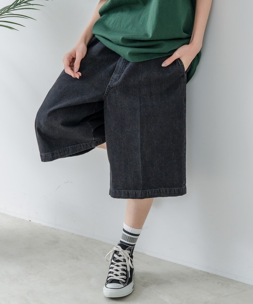 Dickies(ディッキーズ)の「【DICKIES/ディッキーズ】TCツイル デニム ハーフパンツ(デニムパンツ・メンズ・スミクロ/インディゴブルー/ベージュ/ブラック・X-LARGE/MEDIUM/LARGE)」の16枚目の写真