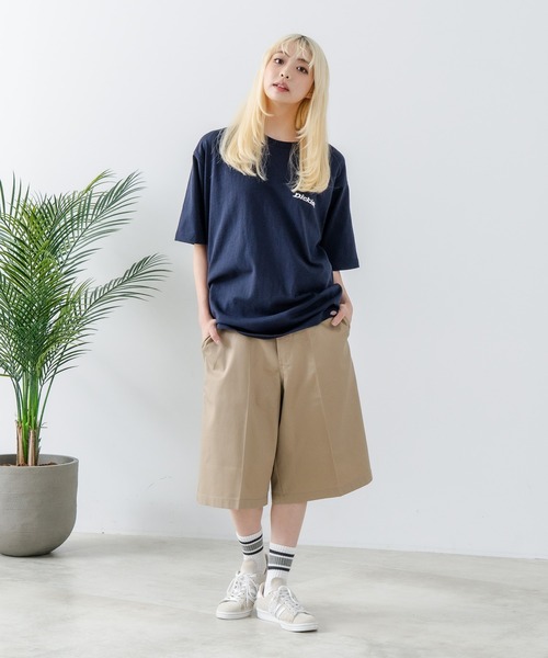 Dickies(ディッキーズ)の「【DICKIES/ディッキーズ】TCツイル デニム ハーフパンツ(デニムパンツ・メンズ・スミクロ/インディゴブルー/ベージュ/ブラック・X-LARGE/MEDIUM/LARGE)」の18枚目の写真