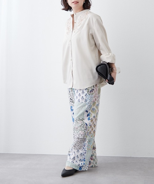 GANNI プリント　パッチワーク　イージーパンツ　36 楽天市場】【10/18～10/20限定・最大2万円OFFクーポン配布中