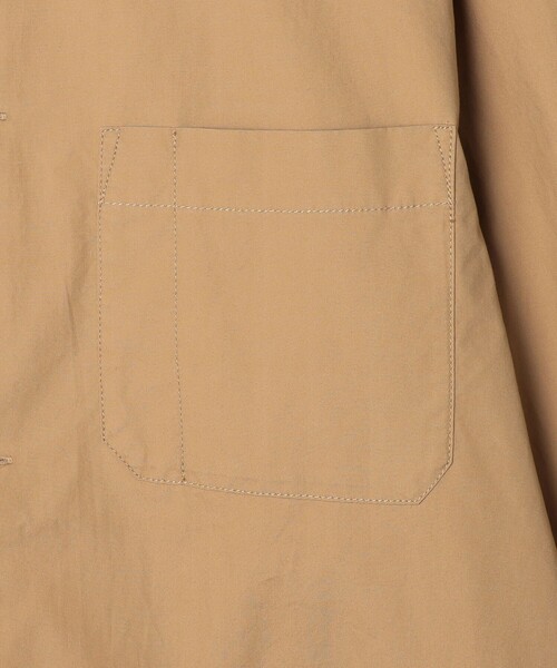 coen（コーエン）の「タイプライターシャツカバーオール（カバーオール・メンズ・ベージュ/ブラック・XL/L/M）」の5枚目の写真