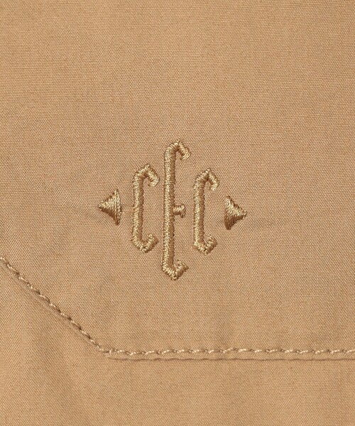 coen（コーエン）の「タイプライターシャツカバーオール（カバーオール・メンズ・ベージュ/ブラック・XL/L/M）」の9枚目の写真