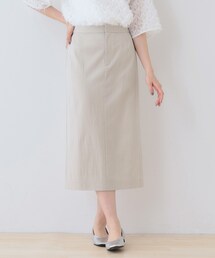 INDIVI ベージュ GATジョーゼット スカート ベージュ系 INDIVI ベージュ GATジョーゼット スカート ベージュ系