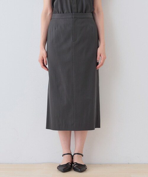 INDIVI(インディヴィ)の「【洗える/SETUP可能/UVケア】ストレートラインスカート(スカート・レディース・スミクロ/ベージュ/ネイビー/ブラック・03/05/13/15 /19/36/38/40)」の8枚目の写真