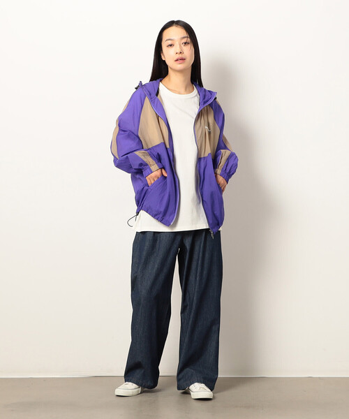 Purple&Yellow(パープルアンドイエロー)の「シアーナイロンフードブルゾン(ブルゾン・メンズ・ベージュ/ブラック/パープル・LARGE/MEDIUM/SMALL)」の20枚目の写真