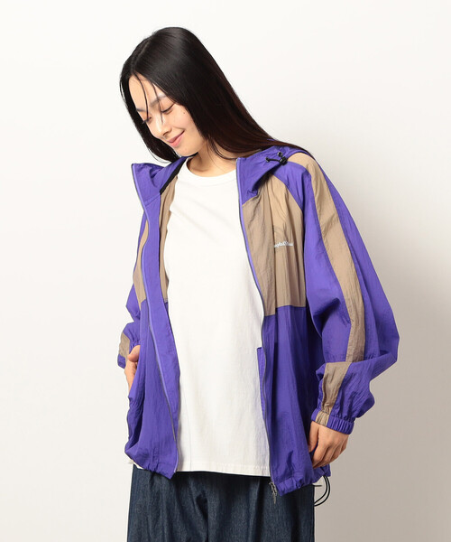 Purple&Yellow(パープルアンドイエロー)の「シアーナイロンフードブルゾン(ブルゾン・メンズ・ベージュ/ブラック/パープル・LARGE/MEDIUM/SMALL)」の17枚目の写真