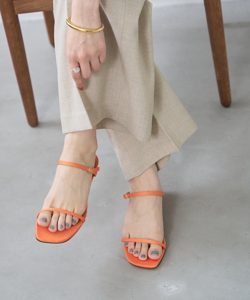 LE TALON（ルタロン）の「《追加》3.5cmWストラップサンダル（サンダル・レディース・ブラウン/オレンジ/ブラック×ブラック/シルバー・X-SMALL/SMALL/MEDIUM/LARGE/X-LARGE）」の20枚目の写真