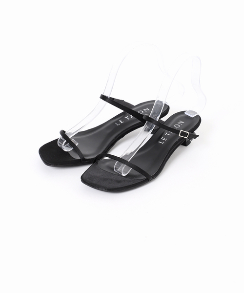 新品　LE TALON 3.5cmWストラップサンダル 3.5cmWストラップサンダル（サンダル）｜LE TALON（ル タロン