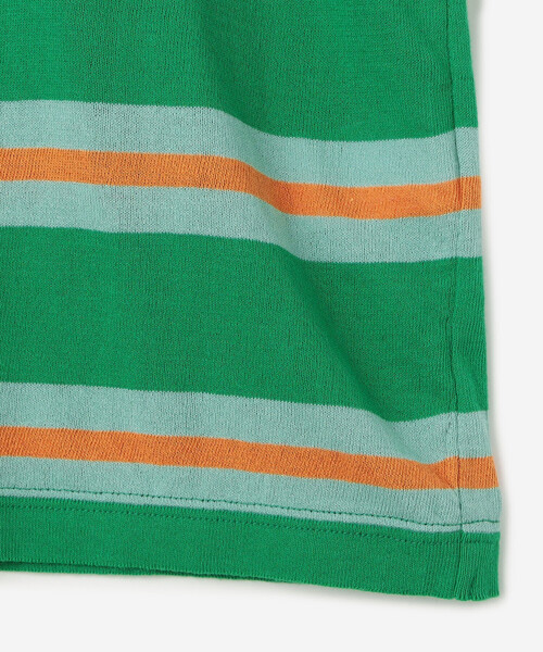 【mintです】MEYAME ボーダー　ニット　Tシャツ　メヤメ MEYAME ニット セーター |「別注」ボーダー コットンニット半袖T