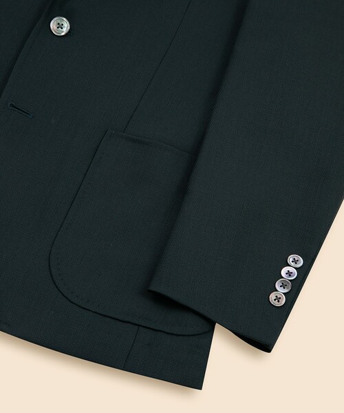 BROOKS BROTHERS（ブルックスブラザーズ）の「ウール／モヘア　ホップサック　２釦アンコンジャケット　Classic（テーラードジャケット・メンズ・グリーン/ブルー・42SHT/40SHT/39SHT/37SHT/38SHT）」の13枚目の写真