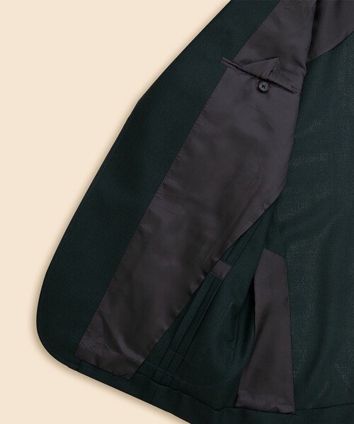 BROOKS BROTHERS（ブルックスブラザーズ）の「ウール／モヘア　ホップサック　２釦アンコンジャケット　Classic（テーラードジャケット・メンズ・グリーン/ブルー・42SHT/40SHT/39SHT/37SHT/38SHT）」の11枚目の写真