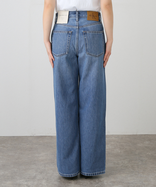 JOINT WORKS(ジョイントワークス)の「Calvin Klein Jeans / カルバン クライン ジーンズ THE WIDE LEG WASHED SHORE 37.5(デニムパンツ・レディース・ネイビー・24/25)」の21枚目の写真