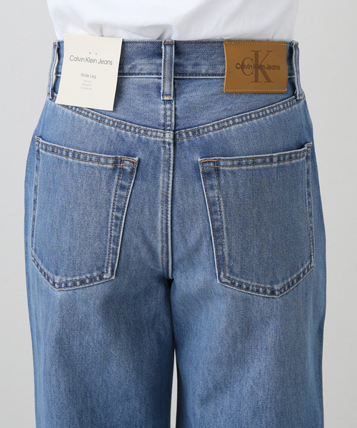 JOINT WORKS(ジョイントワークス)の「Calvin Klein Jeans / カルバン クライン ジーンズ THE WIDE LEG WASHED SHORE 37.5(デニムパンツ・レディース・ネイビー・24/25)」の18枚目の写真