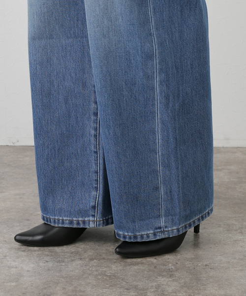 JOINT WORKS(ジョイントワークス)の「Calvin Klein Jeans / カルバン クライン ジーンズ THE WIDE LEG WASHED SHORE 37.5(デニムパンツ・レディース・ネイビー・24/25)」の16枚目の写真