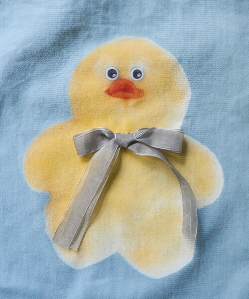 PUBLUX（パブリュクス）の「PUBLUX/パブリュクス mojojojo リボン付き トートバッグ　限定展開（トートバッグ・レディース・サックスブルー/オフホワイト/ホワイト/ベージュ・ﾌﾘ-）」の11枚目の写真