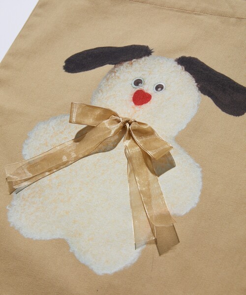 PUBLUX（パブリュクス）の「PUBLUX/パブリュクス mojojojo リボン付き トートバッグ　限定展開（トートバッグ・レディース・サックスブルー/オフホワイト/ホワイト/ベージュ・ﾌﾘ-）」の10枚目の写真