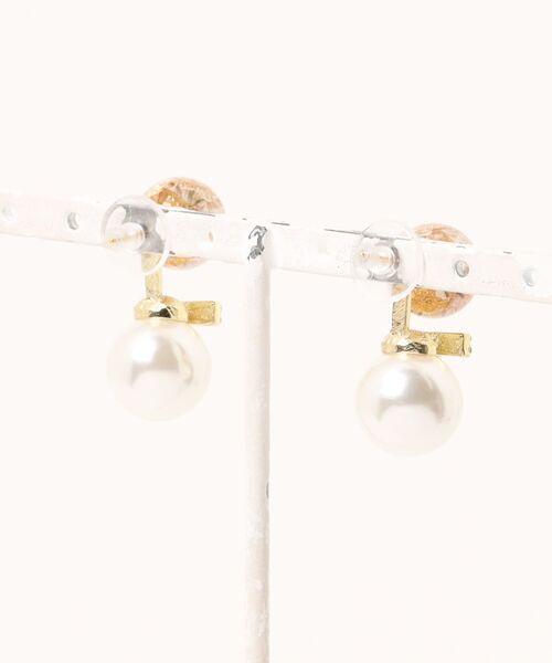 tone(トーン)の「【S.coeuf】【S.coeuf】1粒ピアス×大きなパール(MA)(ピアス(両耳用)・レディース・ホワイト・FREE)」の6枚目の写真