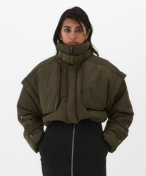 ジャケット・アウター BEEDEN BLACK TWILL JAKET セール】2WAY BLOUSON LONG COAT（ミリタリージャケット）｜BEEDEN