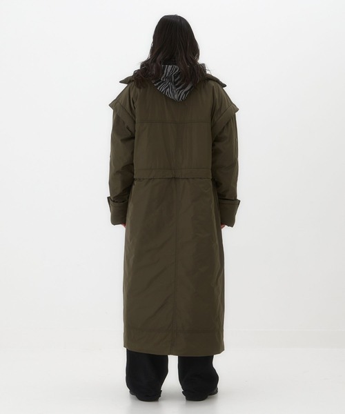 セール】2WAY BLOUSON LONG COAT（ミリタリージャケット）｜BEEDEN