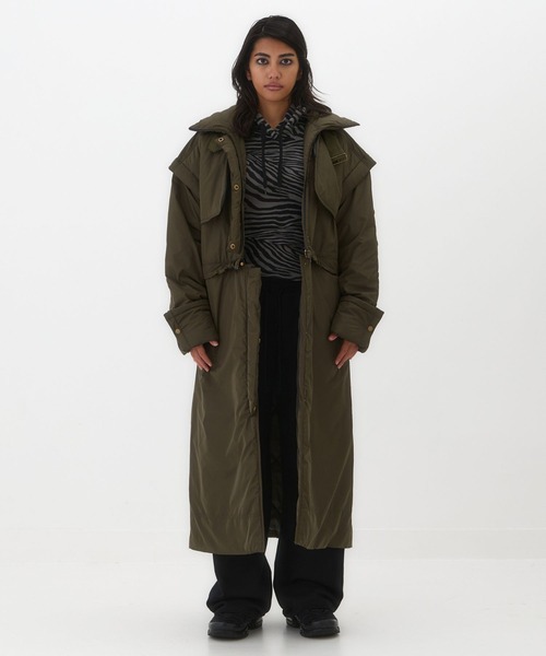 beeden アウター　ジャケット 2WAY BLOUSON LONG COAT（ミリタリージャケット）｜BEEDEN（ビーデン