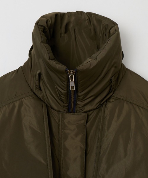 BEEDEN(ビーデン)の「2WAY BLOUSON LONG COAT(ミリタリージャケット・レディース・ブラック/カーキ・FREE)」の8枚目の写真