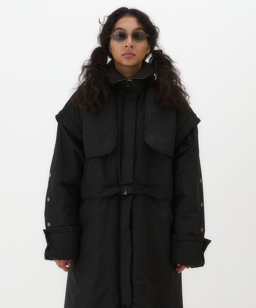 セール】2WAY BLOUSON LONG COAT（ミリタリージャケット）｜BEEDEN