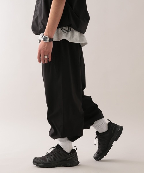 SIGNAL SPORTS（シグナルスポーツ）の「【SIGNAL SPORTS】ウォームアップワイドイージーパンツ【セットアップ対応】（スウェットパンツ・メンズ・ブラック/ネイビー・MEDIUM/LARGE）」の7枚目の写真