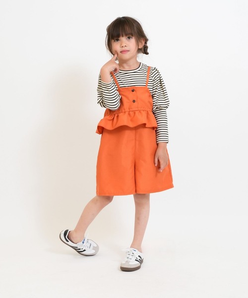 RIO（リオ）の「ワンピース水着3点セット（水着・キッズ・ベージュ系/オレンジ系/ブラック系・100cm/110cm/120cm/130cm/140cm）」の21枚目の写真