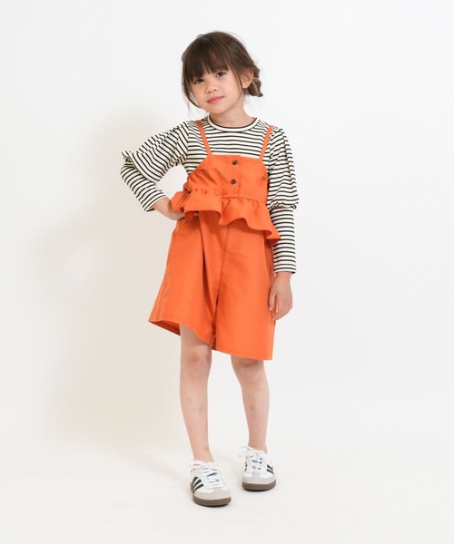 RIO（リオ）の「ワンピース水着3点セット（水着・キッズ・ベージュ系/オレンジ系/ブラック系・100cm/110cm/120cm/130cm/140cm）」の22枚目の写真