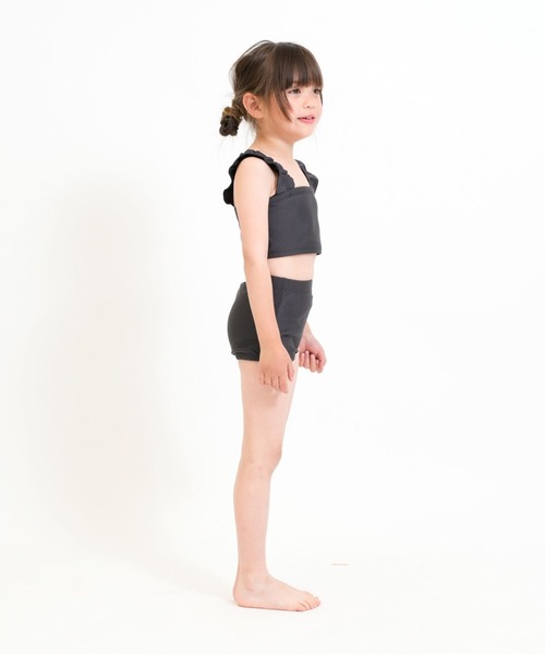 RIO（リオ）の「ワンピース水着3点セット（水着・キッズ・ベージュ系/オレンジ系/ブラック系・100cm/110cm/120cm/130cm/140cm）」の19枚目の写真