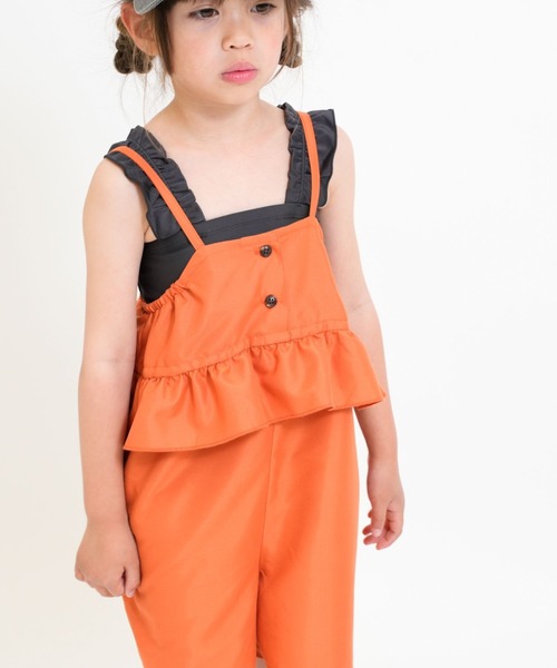 RIO（リオ）の「ワンピース水着3点セット（水着・キッズ・ベージュ系/オレンジ系/ブラック系・100cm/110cm/120cm/130cm/140cm）」の16枚目の写真