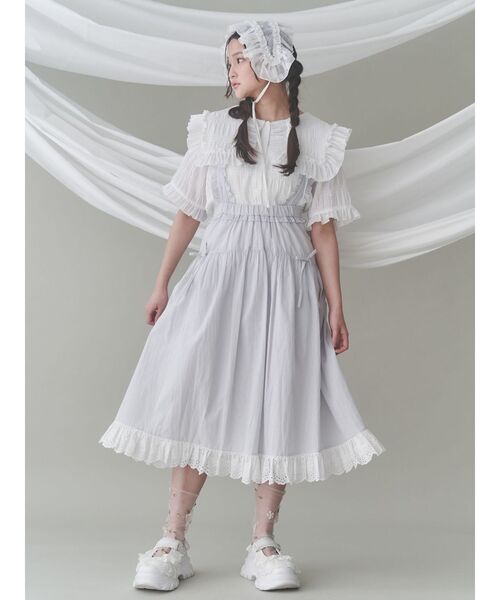 merry jenny(メリージェニー)の「シアージャガードヘッドドレス(カチューシャ・レディース・オフホワイト/ブラック/アイボリー・FREE)」の13枚目の写真